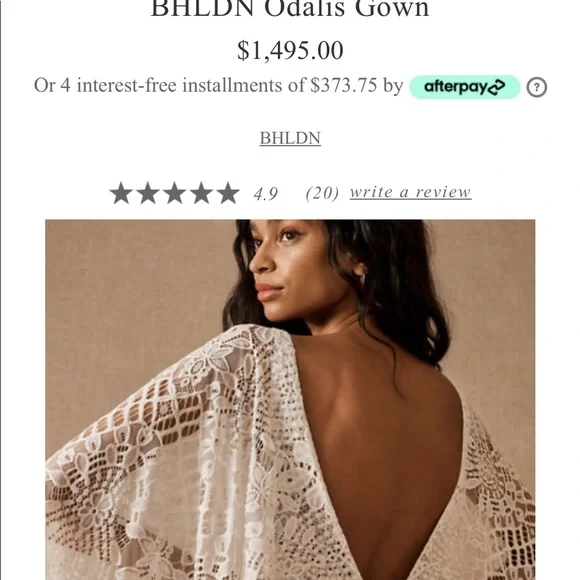 BHLDN odalis gown - Picture 2 of 16